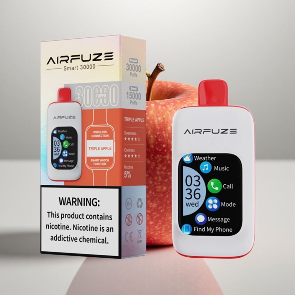 AirFuze Smart 30000 Böf Disposable Pod 2.01\" TFT érintőképernyő 900mAh Triple Alma