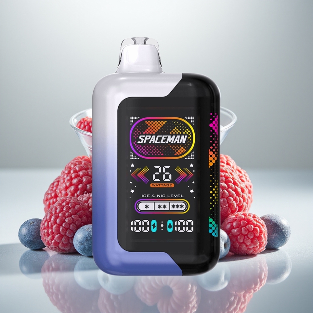 SMOK SPACEMAN SP40000 Eldobható Vape Kék Áfonya Jég és Zero Nikotin, 20ml, 1000mAh, 4 Teljesítmény Mód SMOK SPACEMAN SP40000 Eldobható Vape Kék Áfonya Jég és Zero Nikotin, 20ml, 1000mAh, 4 Teljesítmény Mód