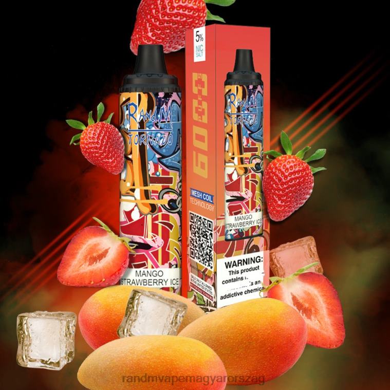 RandM Tornado 6000 légáramlás szabályozó vape pod készülék 1db mangó eper jég 8426F289 RandM Vape Price