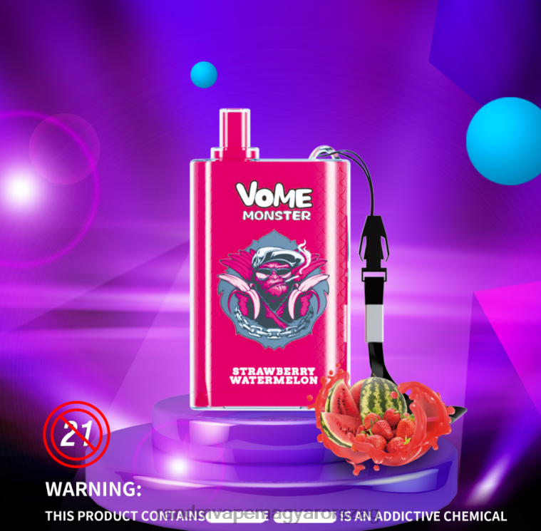 RandM Vome Monster 10000 légáramlás szabályozó vape pod készülék 1db buja jég 8426F277 RandM Disposable Vape