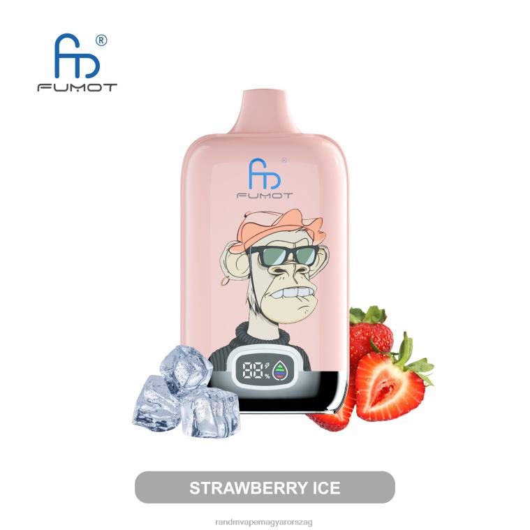 Fumot Original RandM Digital Box 12000 akkumulátoros és folyadék kijelzős vape készülék eper jég 8426F9 RandM Vape Price
