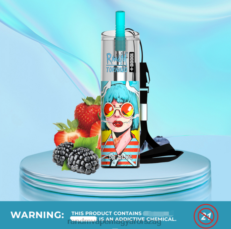 RandM Tornado 10000 plus légáramlás szabályozó vape készülék 1db buja jég 8426F73 RandM Tornado Budapest
