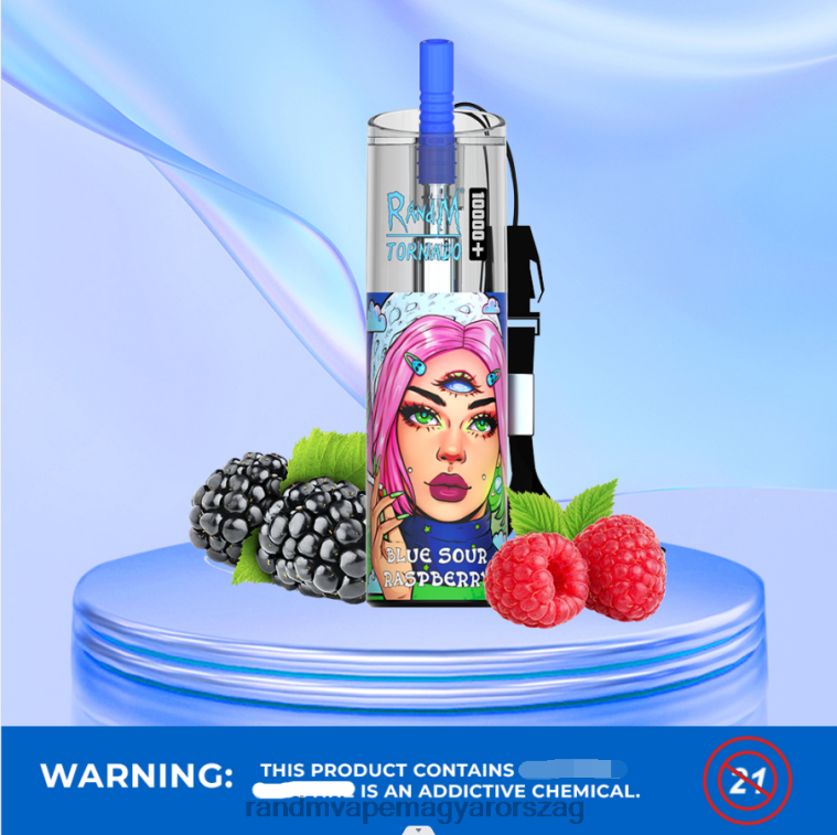 RandM Tornado 10000 plus légáramlás szabályozó vape készülék 1db hűvös menta 8426F72 RandM Tornado Hungary