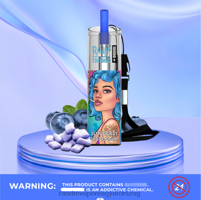 RandM Tornado 10000 plus légáramlás szabályozó vape készülék 1db hűvös menta 8426F72 RandM Tornado Hungary