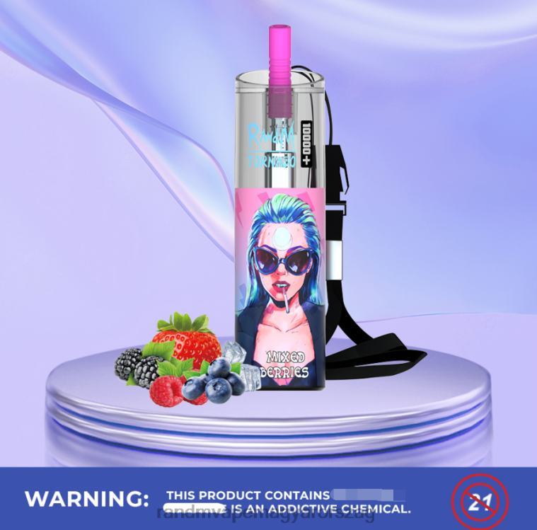 RandM Tornado 10000 plus légáramlás szabályozó vape készülék 1db hűvös menta 8426F72 RandM Tornado Hungary