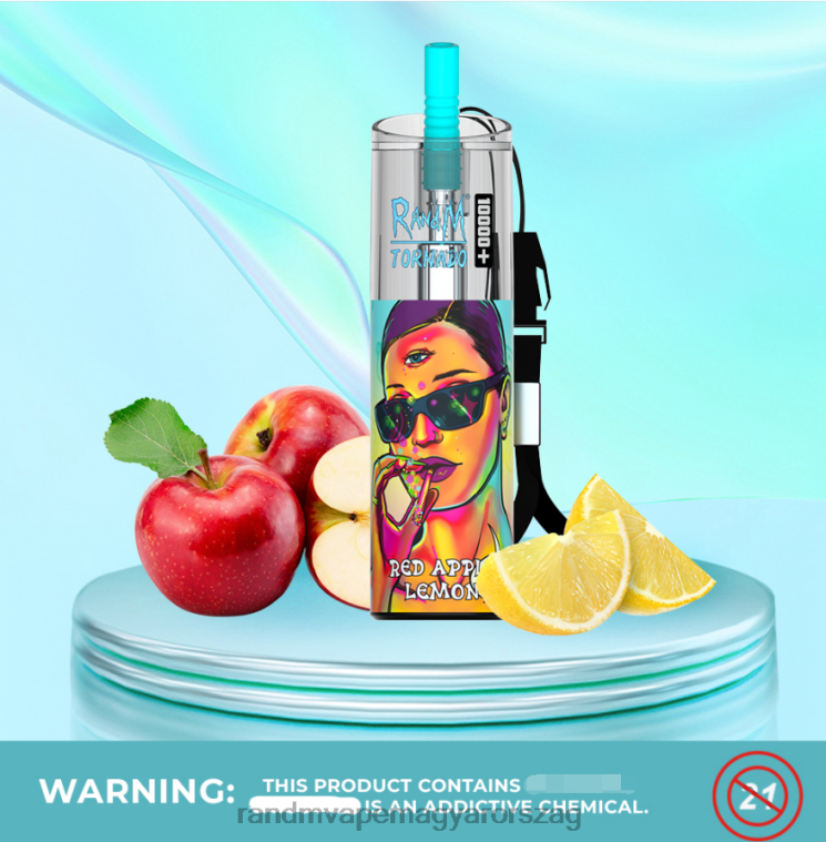 RandM Tornado 10000 plus légáramlás szabályozó vape készülék 1db hűvös menta 8426F72 RandM Tornado Hungary
