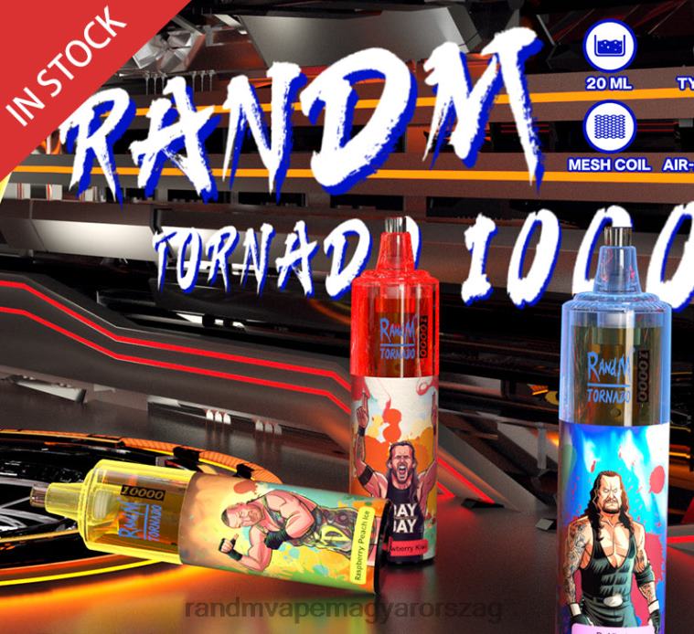 RandM Tornado 10000 légáramlás szabályozó vape készülék 1db áfonyás jég 8426F104 RandM Vapes