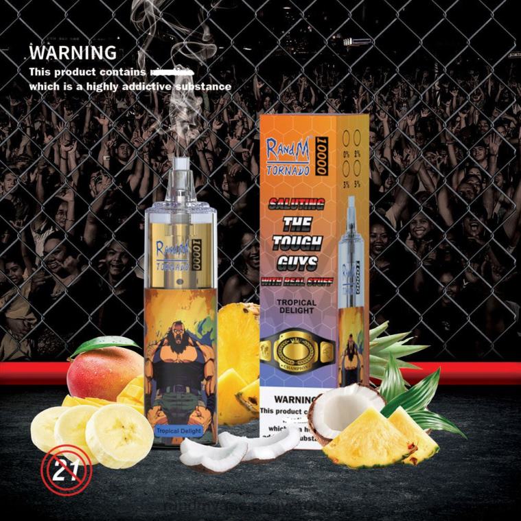 RandM Tornado 10000 légáramlás szabályozó vape készülék 1db áfonyás jég 8426F104 RandM Vapes