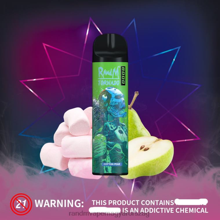 RandM Tornado 8000 légáramlás szabályozó vape készülék 1db áfonyás jég 8426F248 RandM Vape Review