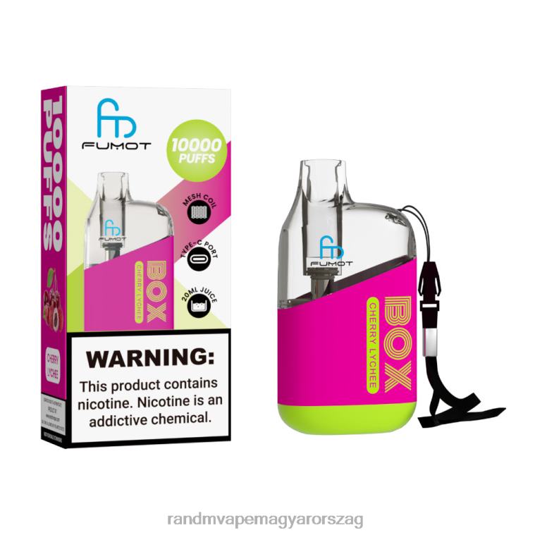 Fumot Original RandM Tornado Box 10000 légáramlás szabályozó vape készülék 1db áfonyás málna 8426F95 RandM Vape Store